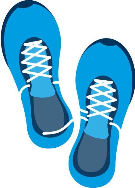 Ilustración de dos zapatos