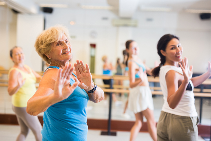 Mujeres en clases de baile