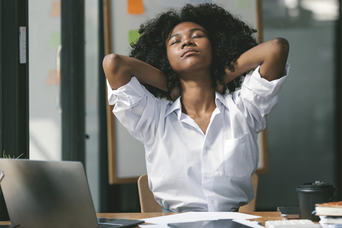 Ejemplo de síntoma de cortisol alto.