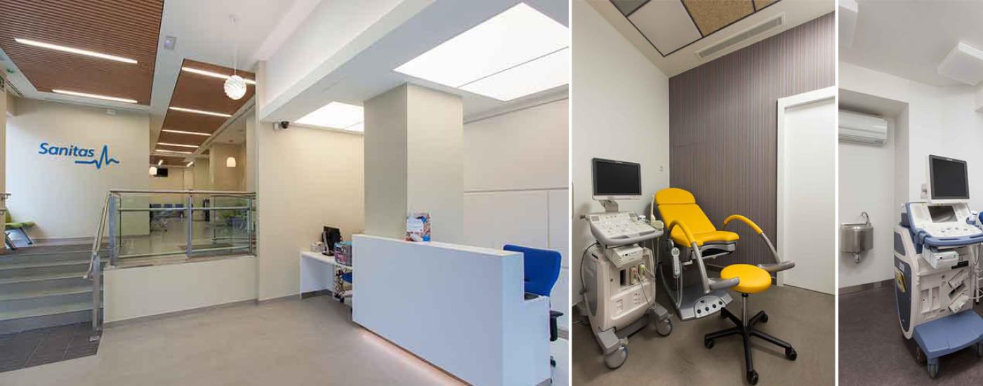 Centro Médico Riazor en La Coruña - entrada